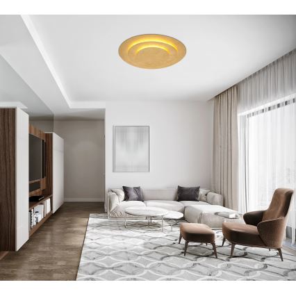 Globo - LED-Deckenleuchte LED/40W/230V 3000K, Ø 49 cm, goldfarben