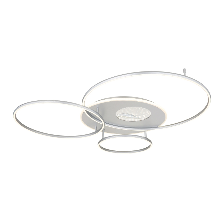 Globo - dimmbare LED-Deckenleuchte LED/70W/230V 2700-6500K mattchrom + Fernbedienung