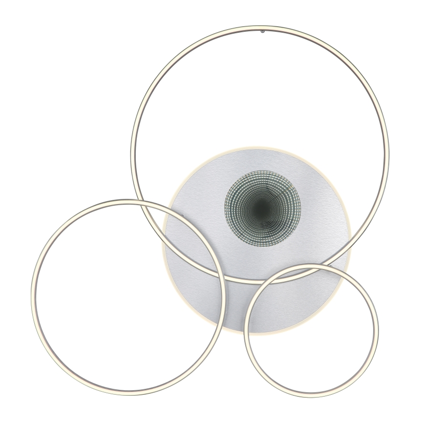 Globo - dimmbare LED-Deckenleuchte LED/70W/230V 2700-6500K mattchrom + Fernbedienung