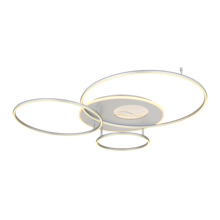 Globo - dimmbare LED-Deckenleuchte LED/70W/230V 2700-6500K mattchrom + Fernbedienung