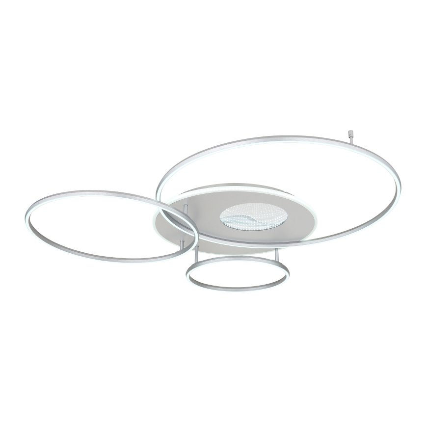 Globo - dimmbare LED-Deckenleuchte LED/70W/230V 2700-6500K mattchrom + Fernbedienung