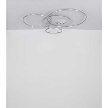 Globo - dimmbare LED-Deckenleuchte LED/70W/230V 2700-6500K mattchrom + Fernbedienung