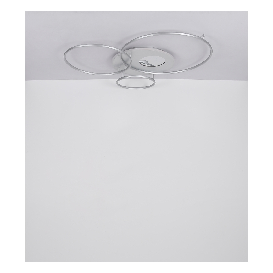 Globo - dimmbare LED-Deckenleuchte LED/70W/230V 2700-6500K mattchrom + Fernbedienung