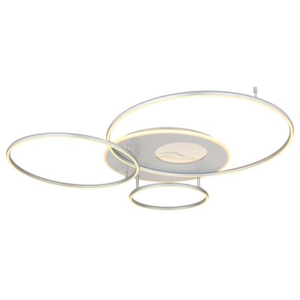 Globo - LED dimmbare Deckenleuchte LED/70W/230V 2700-6500K mattchrom + Fernbedienung
