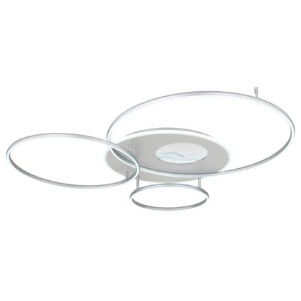 Globo - LED dimmbare Deckenleuchte LED/70W/230V 2700-6500K mattchrom + Fernbedienung