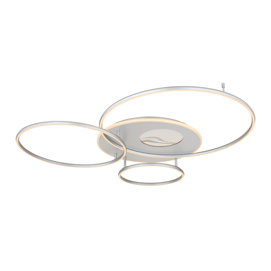 Globo - LED dimmbare Deckenleuchte LED/70W/230V 2700-6500K mattchrom + Fernbedienung
