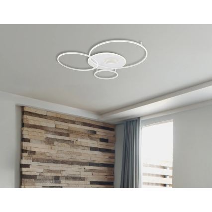 Globo - LED dimmbare Deckenleuchte LED/70W/230V 2700-6500K 105x26,5 cm weiß + Fernbedienung