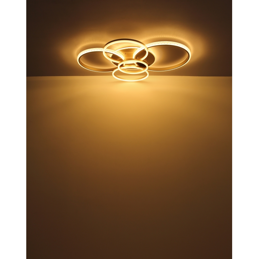 Globo - LED-Deckenleuchte LED/70W/230V 3000K 88x110 cm beige