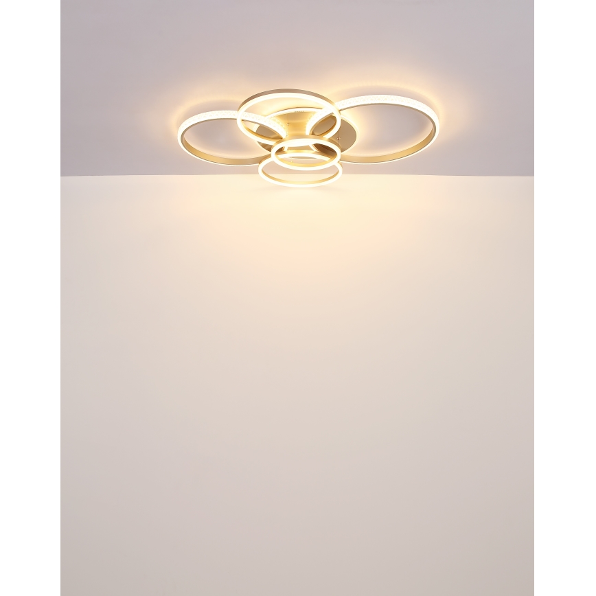 Globo - LED-Deckenleuchte LED/70W/230V 3000K 88x110 cm beige