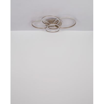Globo - LED-Deckenleuchte LED/70W/230V 3000K 88x110 cm beige