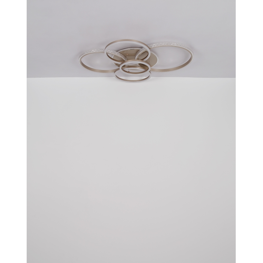 Globo - LED-Deckenleuchte LED/70W/230V 3000K 88x110 cm beige