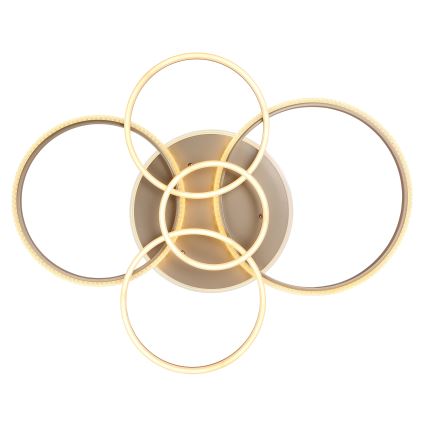 Globo - LED-Deckenleuchte LED/70W/230V 3000K 88x110 cm beige