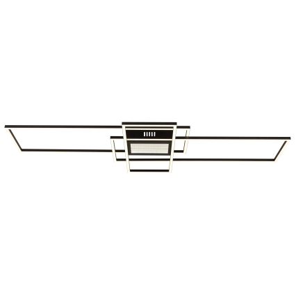 Globo - Dimmbare LED-Deckenleuchte LED/60W/230V 2700-6500K 42x110,8 cm schwarz + Fernbedienung