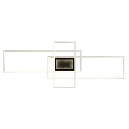 Globo - Dimmbare LED-Deckenleuchte LED/60W/230V 2700-6500K 42x110,8 cm schwarz + Fernbedienung