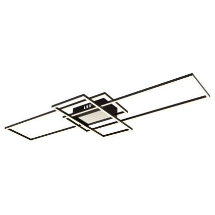 Globo - Dimmbare LED-Deckenleuchte LED/60W/230V 2700-6500K 42x110,8 cm schwarz + Fernbedienung