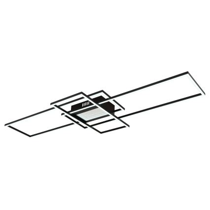 Globo - Dimmbare LED-Deckenleuchte LED/60W/230V 2700-6500K 42x110,8 cm schwarz + Fernbedienung