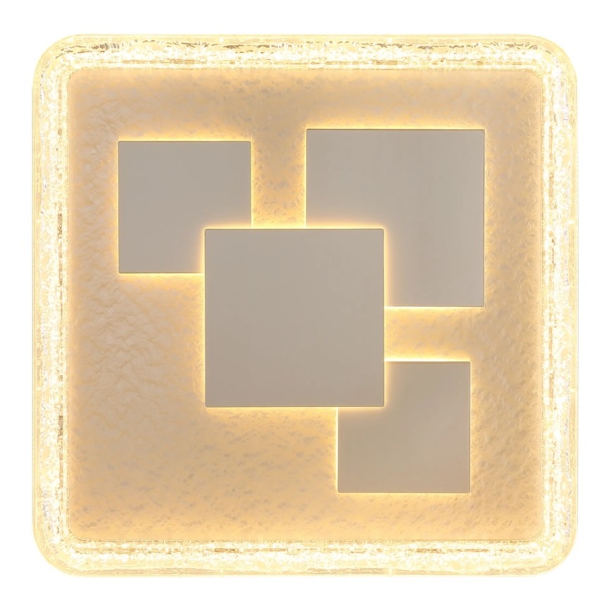 Globo - LED-Deckenleuchte LED/40W/230V 3000K 48,8x48,8 cm goldfarben