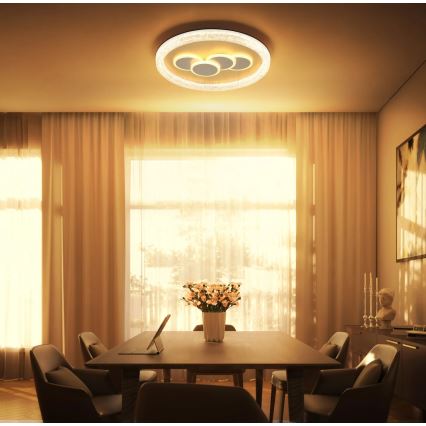 Globo - LED-Deckenleuchte LED/40W/230V 3000K Ø 49,5 cm goldfarben