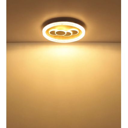 Globo - LED-Deckenleuchte LED/40W/230V 3000K Ø 49,5 cm goldfarben