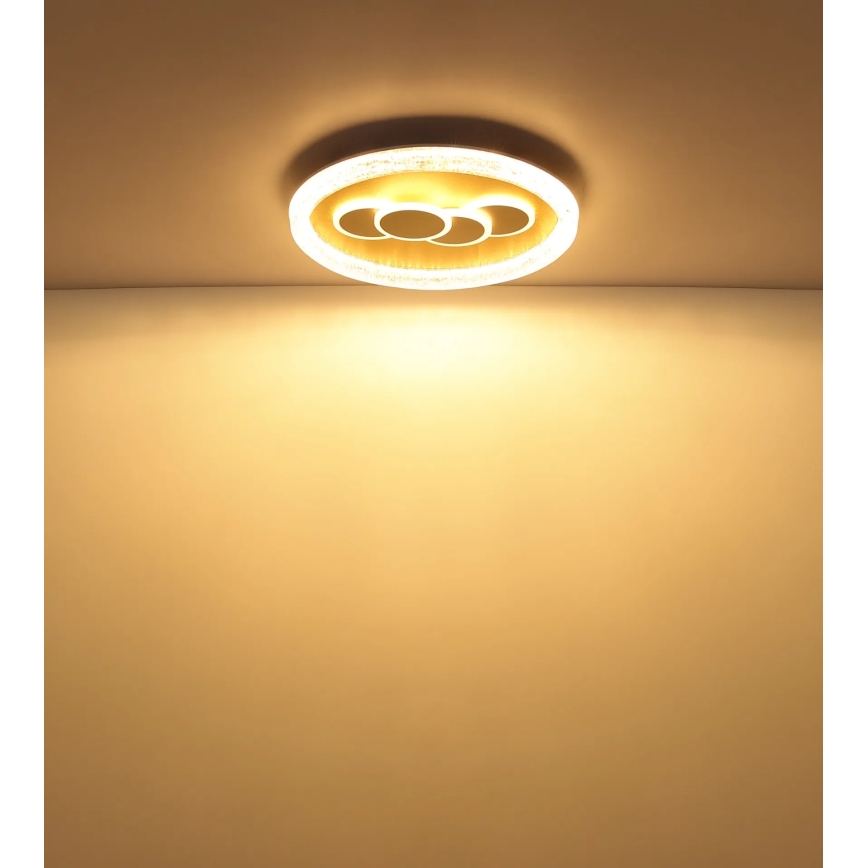 Globo - LED-Deckenleuchte LED/40W/230V 3000K Ø 49,5 cm goldfarben