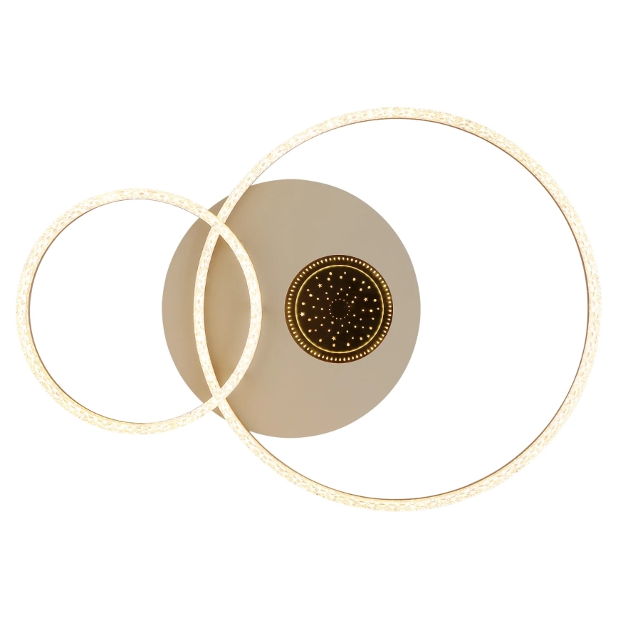 Globo - LED-Deckenleuchte LED/30W/230V 3000K 70x50 cm beige