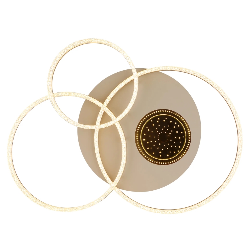 Globo - LED Deckenleuchte LED/40W/230V 3000K 78x60 cm beige