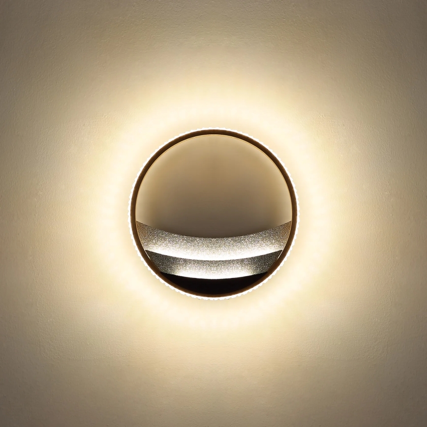 Globo - LED-Deckenleuchte, 12 W, 230 V, 3000/4000/6000 K, Ø 29,5 cm, goldfarben