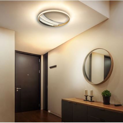 Globo - LED-Deckenleuchte LED/24W/230V 3000/4000/6000K Ø41 cm gold