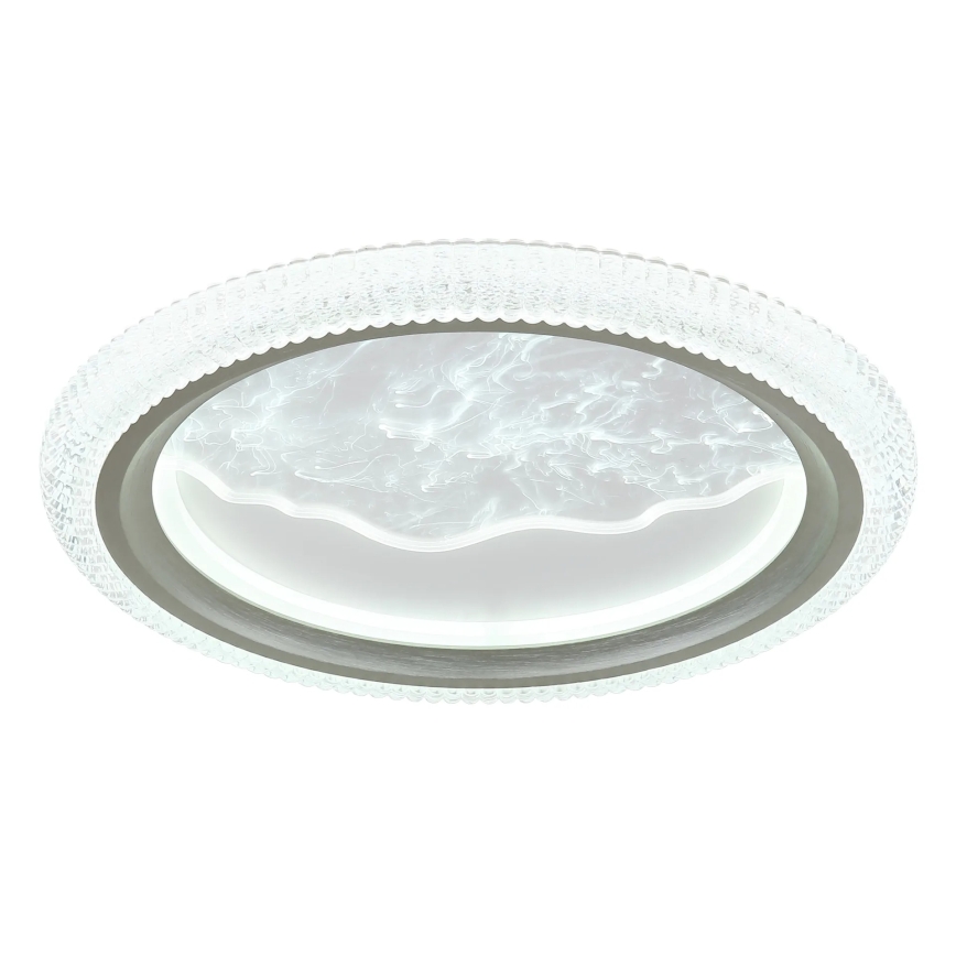 Globo - LED-Deckenleuchte LED/28 W/230 V 3000/4200/6000 K Ø 39,5 cm silber