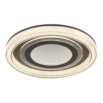 Globo - LED dimmbare Deckenleuchte LED/48W/230V 2700-6000K Ø 48 cm Anthrazit + Fernbedienung