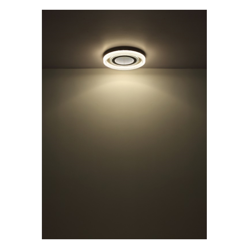 Globo - LED dimmbare Deckenleuchte LED/48W/230V 2700-6000K Ø 48 cm Anthrazit + Fernbedienung