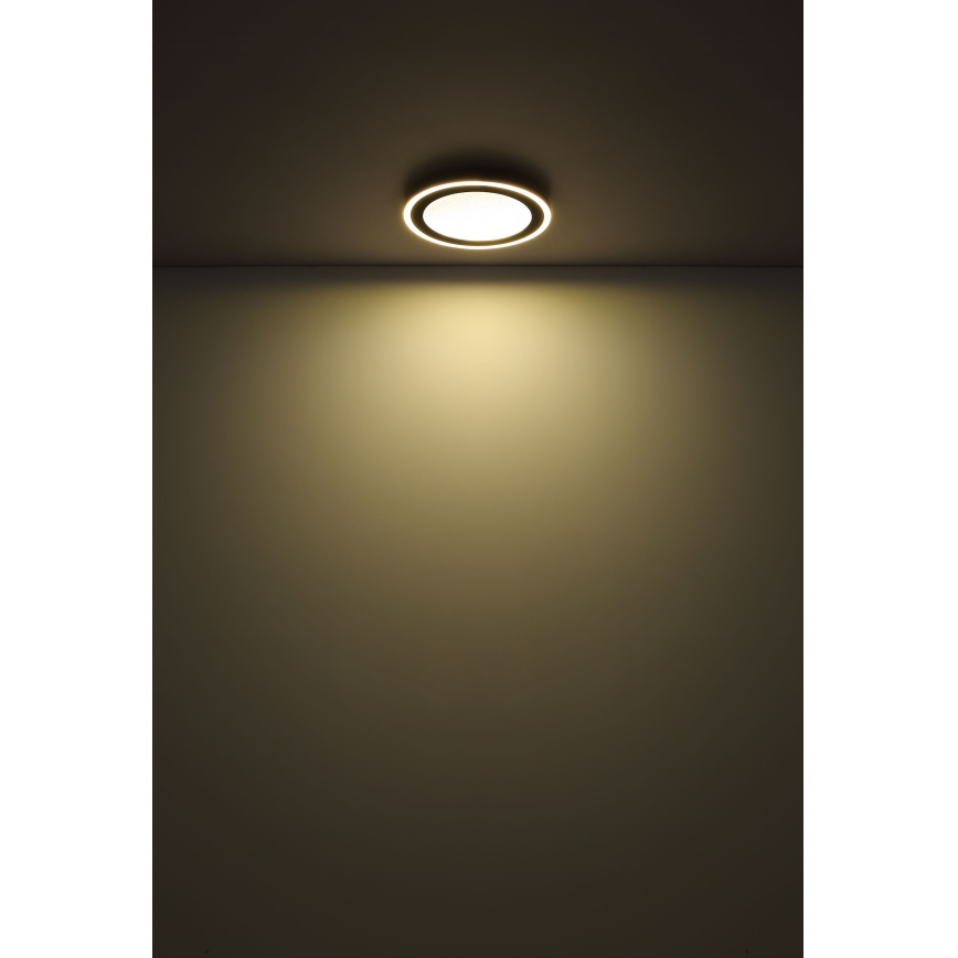 Globo - LED-Deckenleuchte LED/24W/230V 4000K d 34 cm schwarz