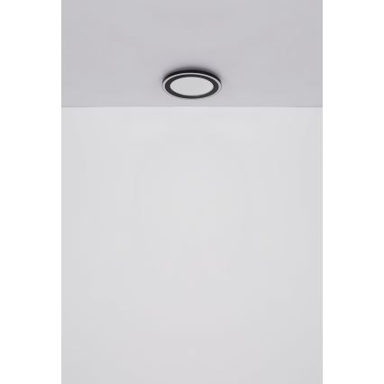 Globo - LED-Deckenleuchte LED/24W/230V 4000K d 34 cm schwarz