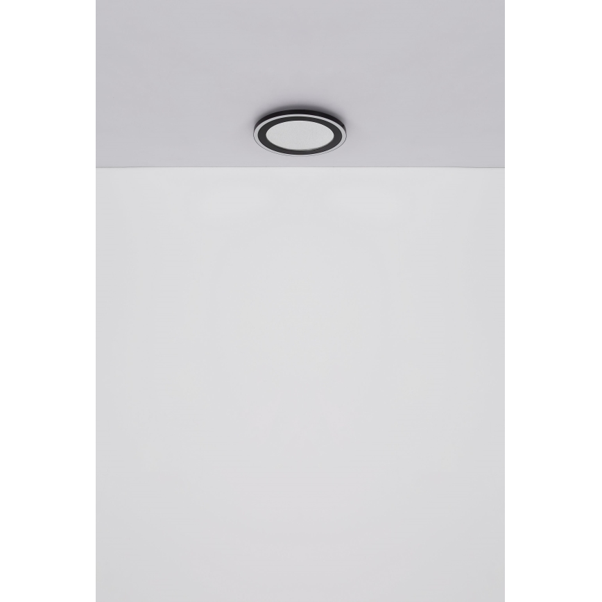 Globo - LED-Deckenleuchte LED/24W/230V 4000K d 34 cm schwarz