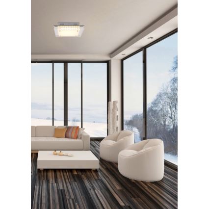 Globo - LED-Kristalldeckenleuchte LED/18W/230V