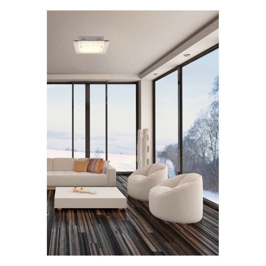 Globo - LED-Kristalldeckenleuchte LED/18W/230V