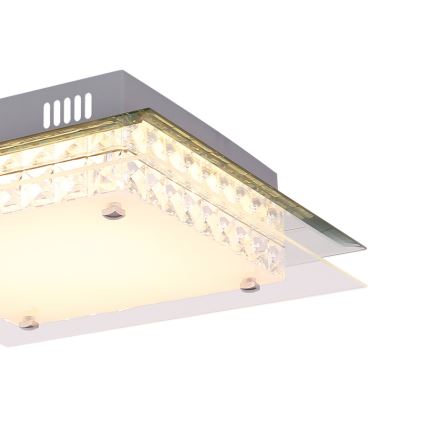 Globo - LED-Kristalldeckenleuchte LED/18W/230V