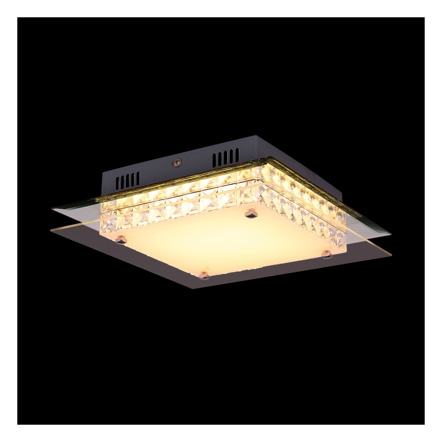 Globo - LED-Kristalldeckenleuchte LED/18W/230V