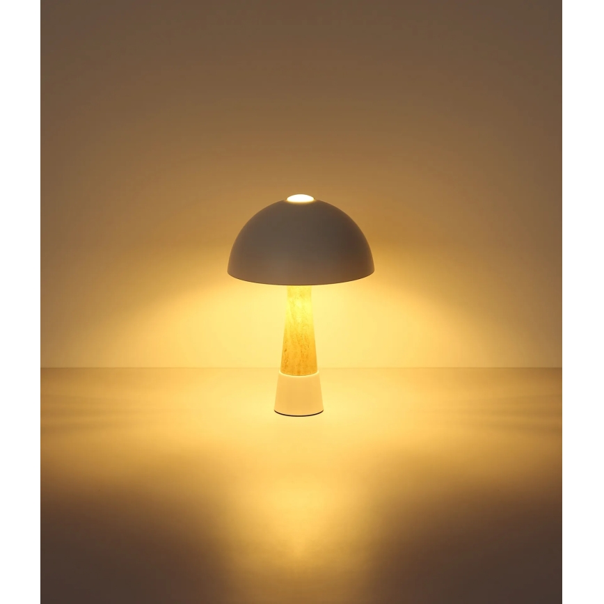 Globo - Tischlampe 1xE27ILLU/40W/230V cremefarben