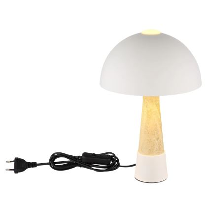 Globo - Tischlampe 1xE27ILLU/40W/230V cremefarben