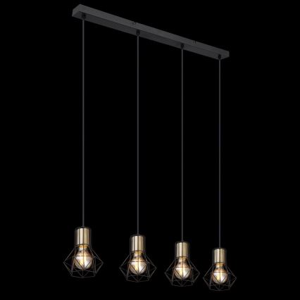 Globo - Hängeleuchte an Kabel 4xE27/40W/230V