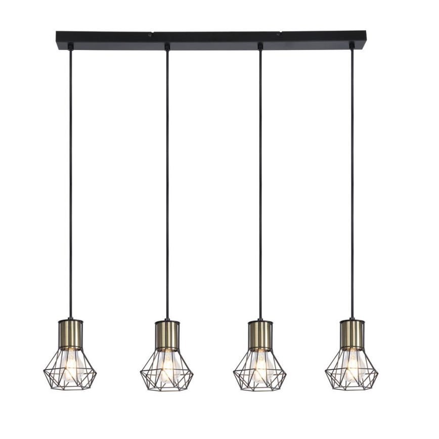 Globo - Hängeleuchte an Kabel 4xE27/40W/230V