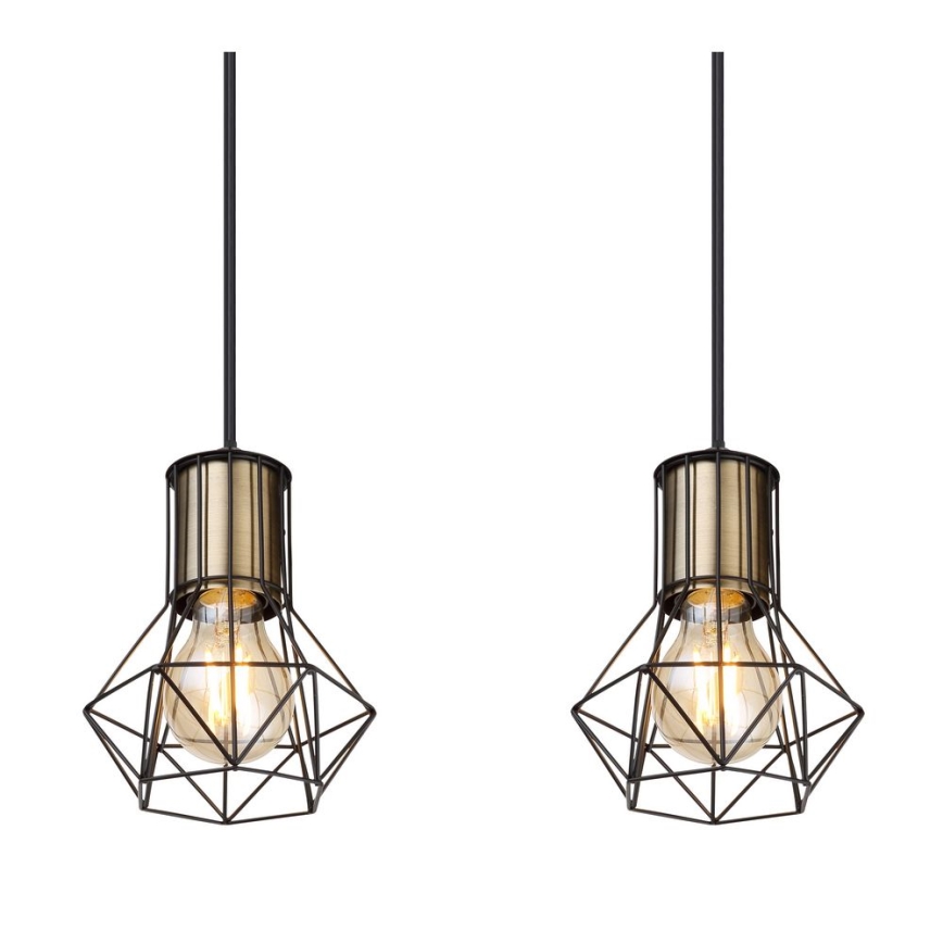 Globo - Hängeleuchte an Kabel 4xE27/40W/230V