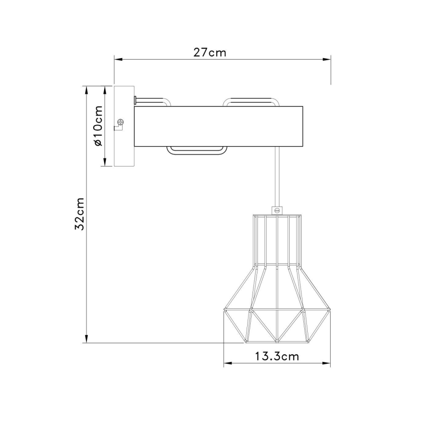 Globo - Wandlampe 1xE27/40W/230V