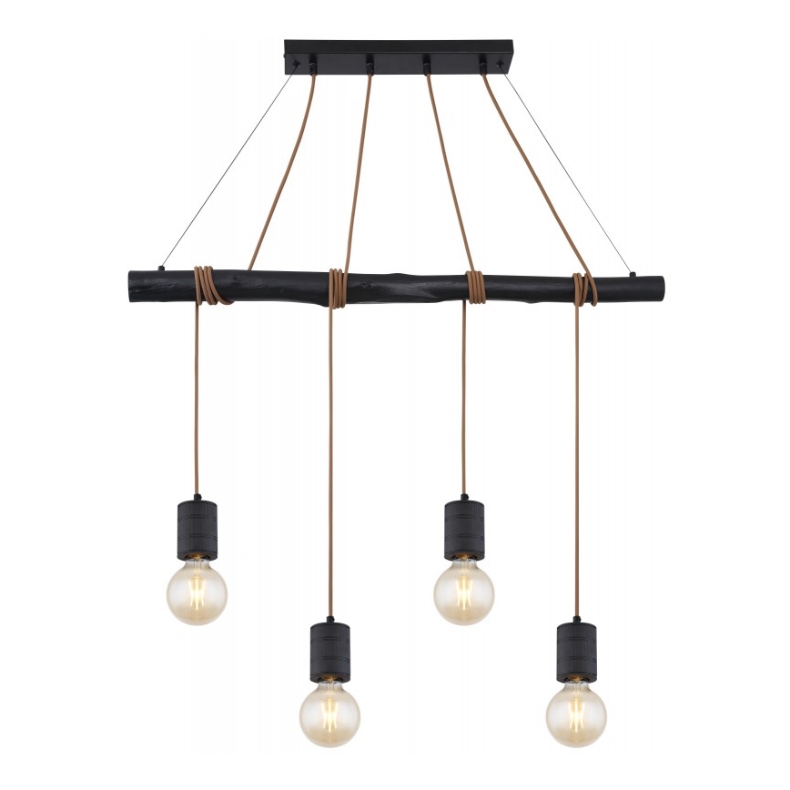 Globo - Hängeleuchte an Schnur 4xE27/60W/230V