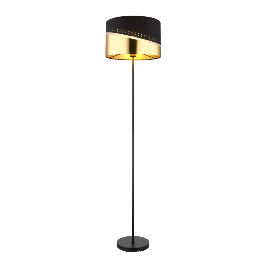 Globo - Stehleuchte 1xE27/60W/230V d 35 cm schwarz/golden