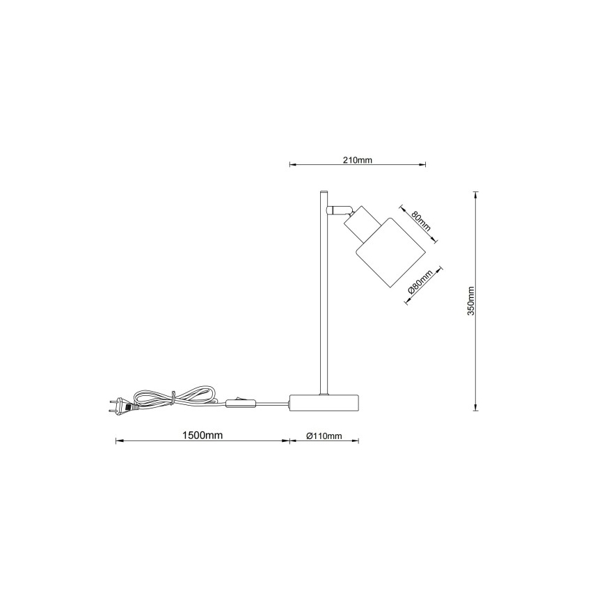 Globo - Tischlampe 1xE14/25W/230V