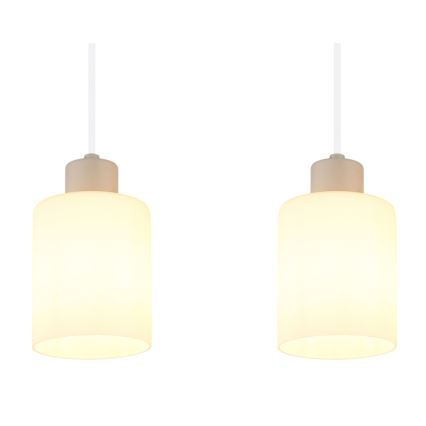 Globo - Pendelleuchte mit Kabelaufhängung 4xE27/40W/230V