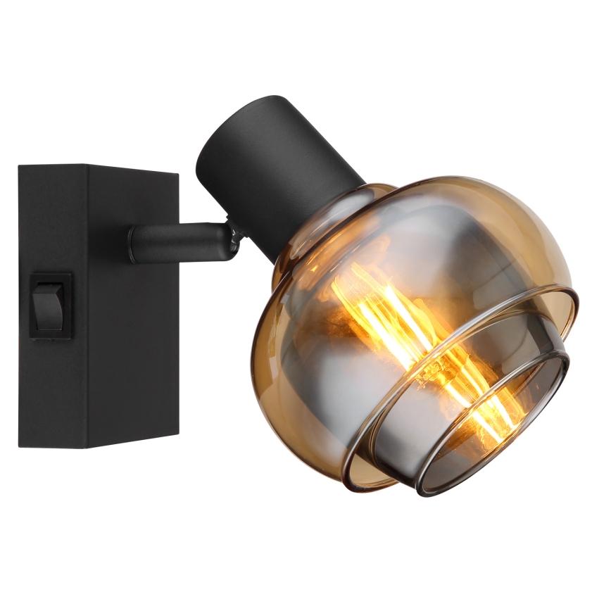Globo - Wandspot 1xE14/40W/230V schwarz