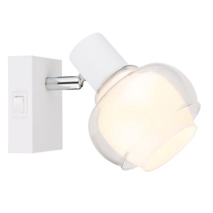 Globo - Wandspot 1xE14/40W/230V weiß